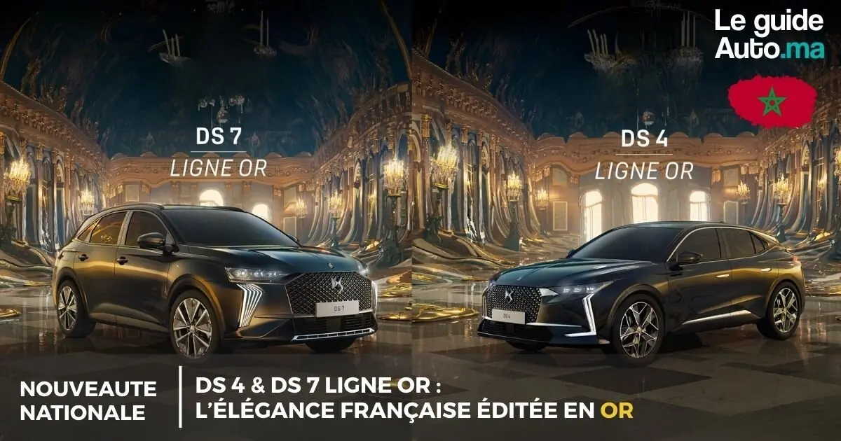 DS 4 et DS 7 LIGNE OR : L’Élégance Française Éditée en Or