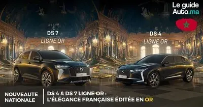 DS 4 et DS 7 LIGNE OR : L’Élégance Française Éditée en Or