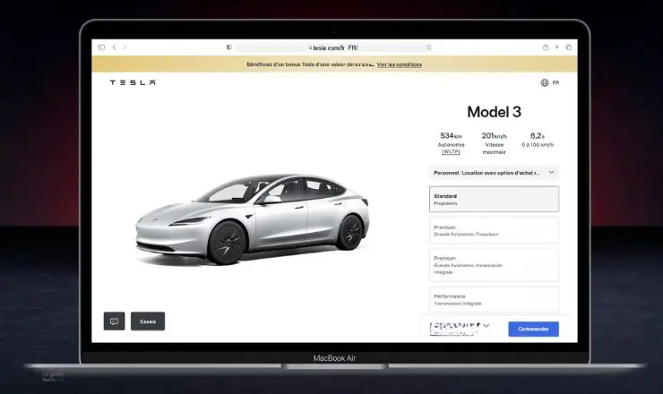 Tesla Model Y maroc