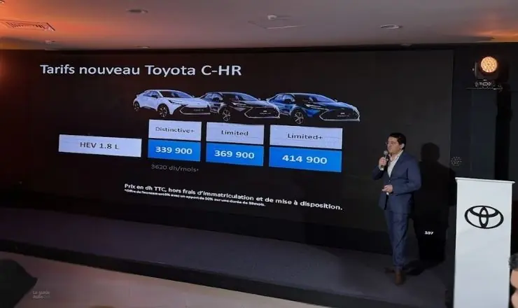 prix toyota chr maroc