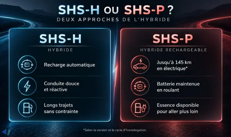 Comparaison des avantages des systèmes hybrides SHS-H et SHS-P