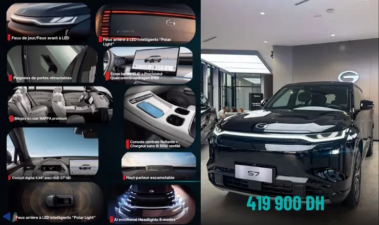 gac S7 prix maroc