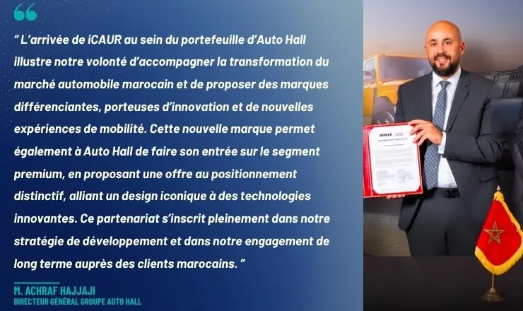 achraf hajjaji autohall icaur maroc
