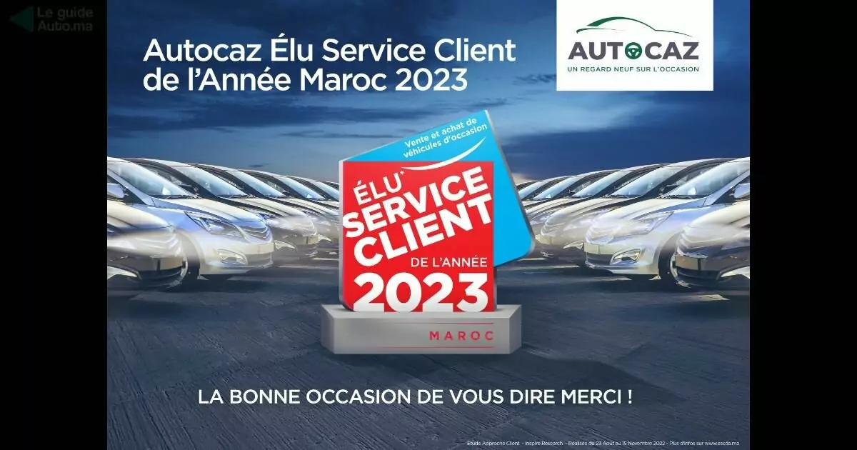 Autocaz élu meilleur service client dans sa catégorie
