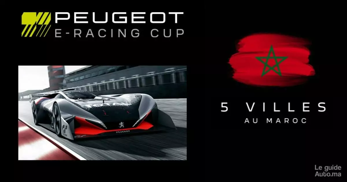 Peugeot organise le Peugeot E-racing Cup au Maroc
