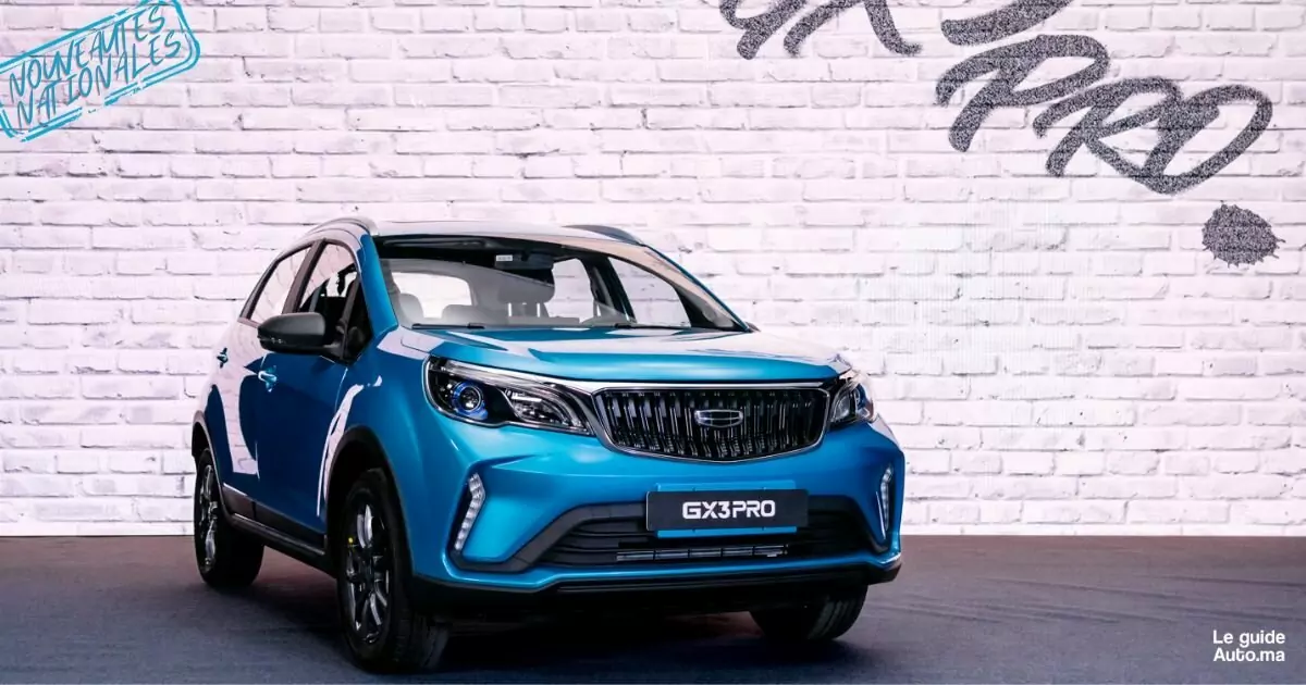 Geely Maroc dévoile le GX3pro : Une révolution dans le monde des citadines essence