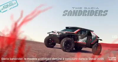 Dacia Sandrider, le modèle prototype destiné à concourir dans le Dakar 2025.
