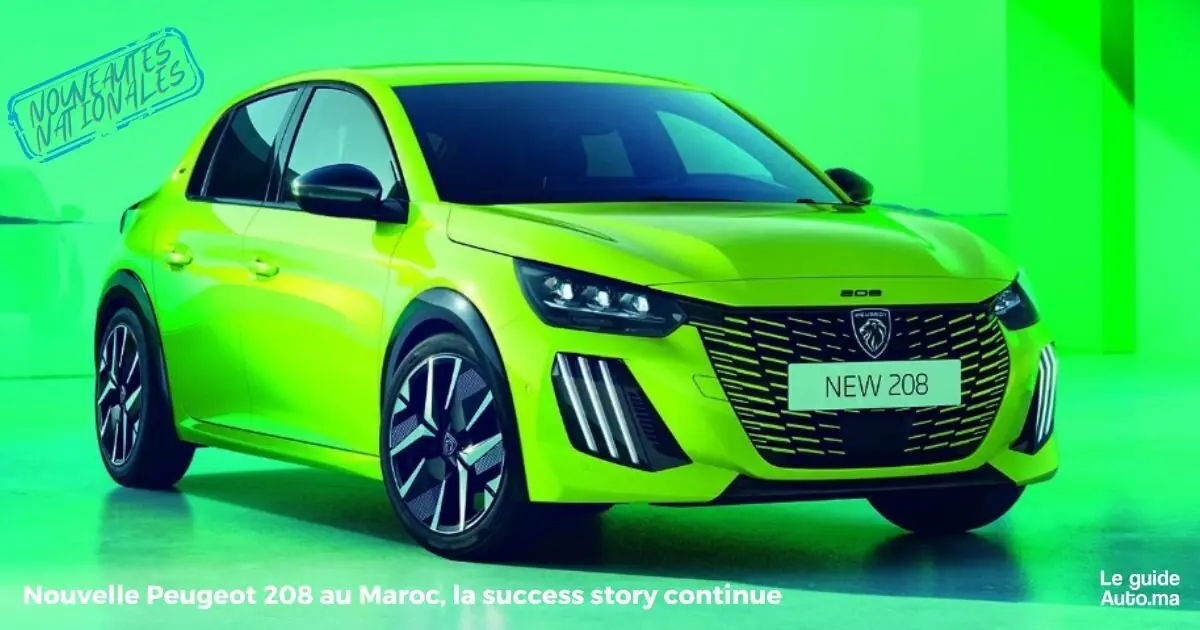 Nouvelle Peugeot 208 au Maroc, la success story continue