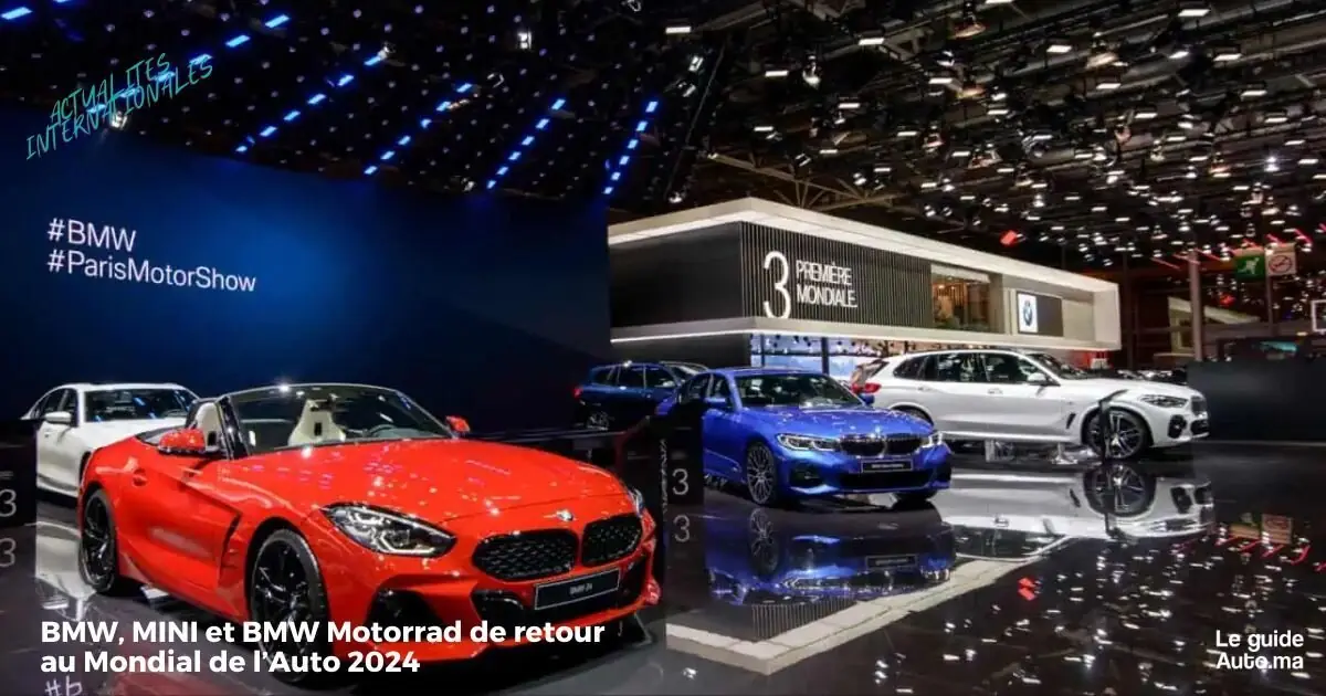 BMW, MINI et BMW Motorrad de retour au Mondial de l’Auto 2024