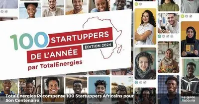 TotalEnergies Récompense 100 Startuppers Africains pour Son Centenaire