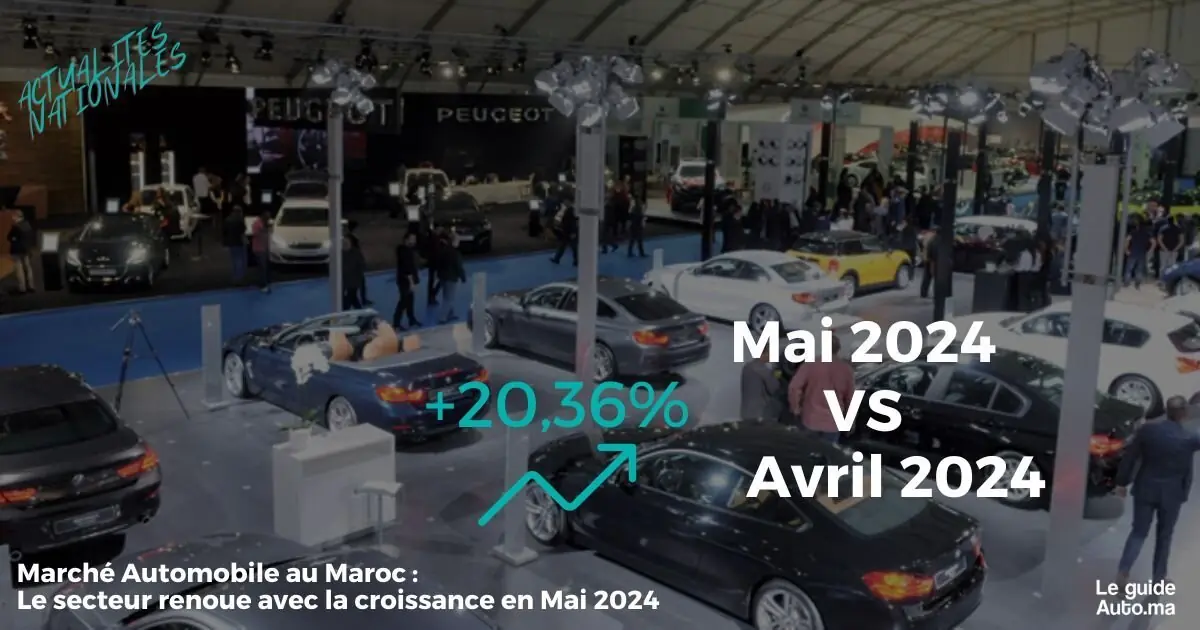 Le marché Automobile au Maroc renoue avec la croissance en Mai 2024