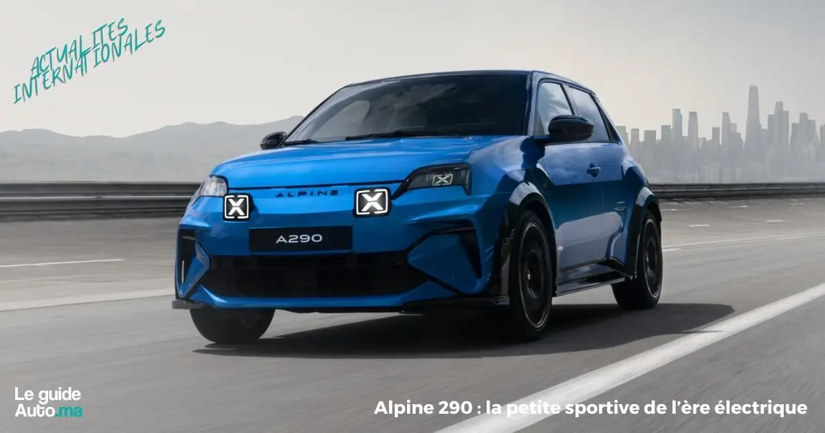 Alpine 290 : la petite sportive de l’ère électrique