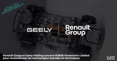 Renault Group et Geely Holding lancent HORSE Powertrain Limited