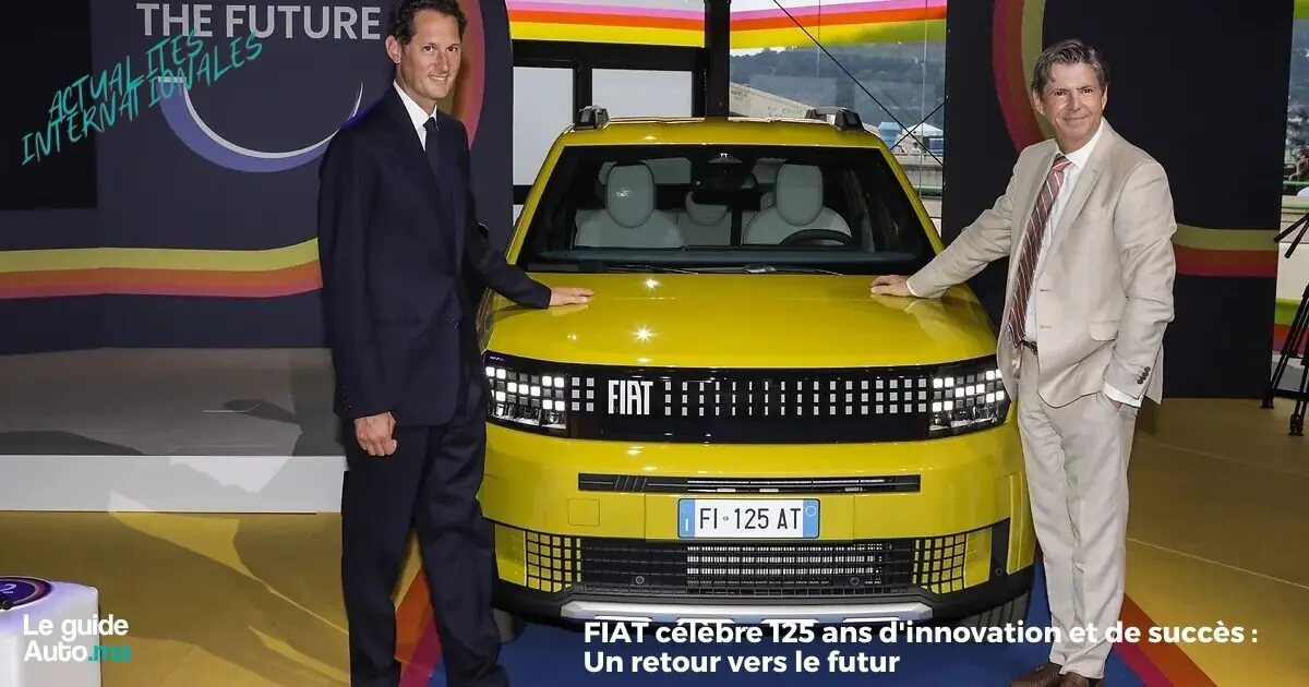 FIAT célèbre 125 ans d'innovation et de succès :  Un retour vers le futur