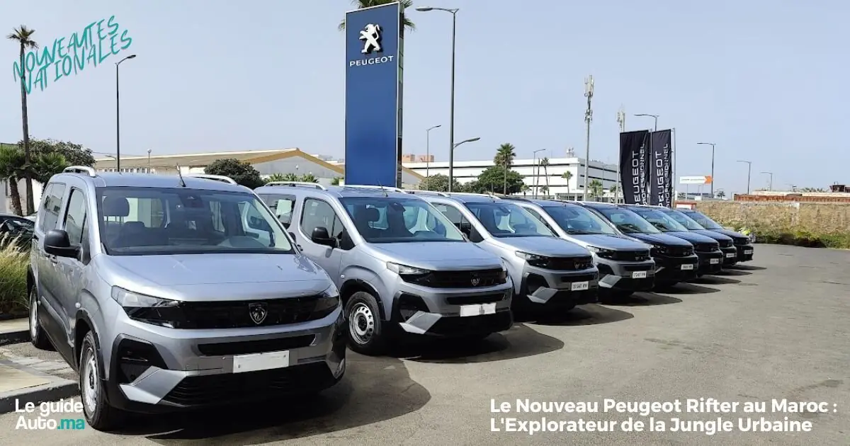 Le New Peugeot Rifter au Maroc : Explorateur de la Jungle Urbaine