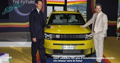 FIAT célèbre 125 ans d'innovation et de succès :  Un retour vers le futur