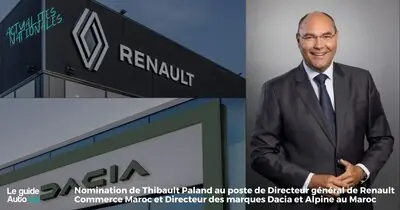 Nomination de Thibault Paland en tant que Directeur général de Renault Commerce Maroc et Directeur des marques Dacia et Alpine Maroc