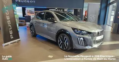 La Nouvelle Peugeot e-208 Électrique : L Innovation à Portée de Main au Maroc