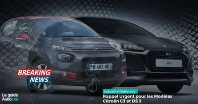 Rappel Urgent pour les Modèles Citroën C3 et DS 3 : Votre Sécurité Avant Tout