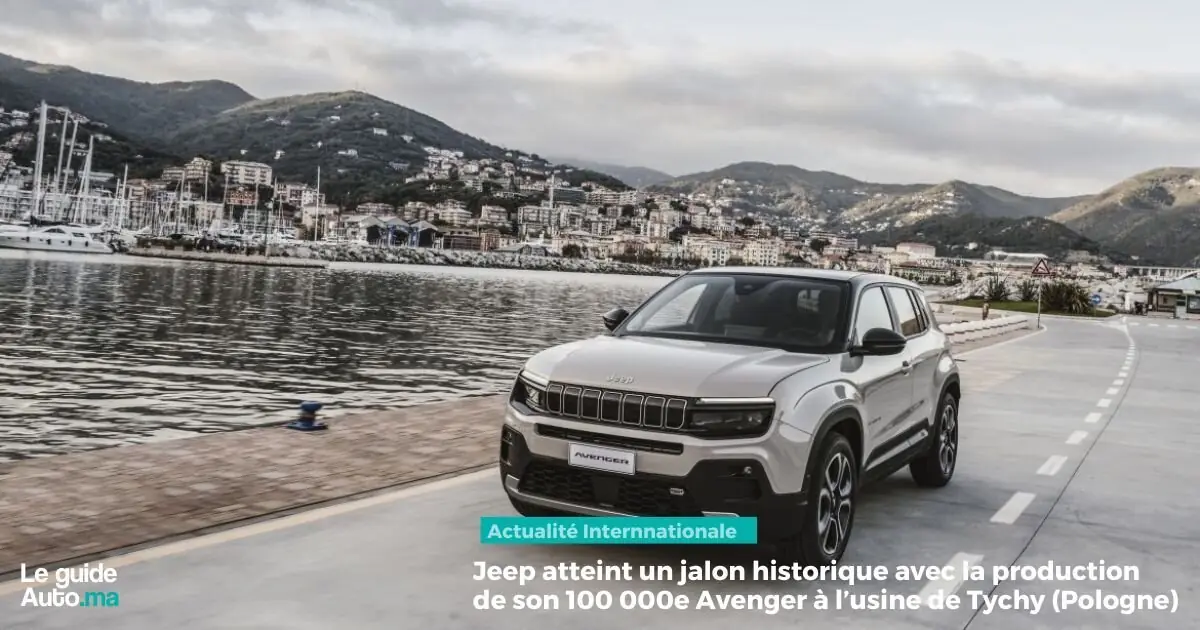 Jeep célèbre la production de son 100 000e Avenger, symbole d'innovation et de durabilité