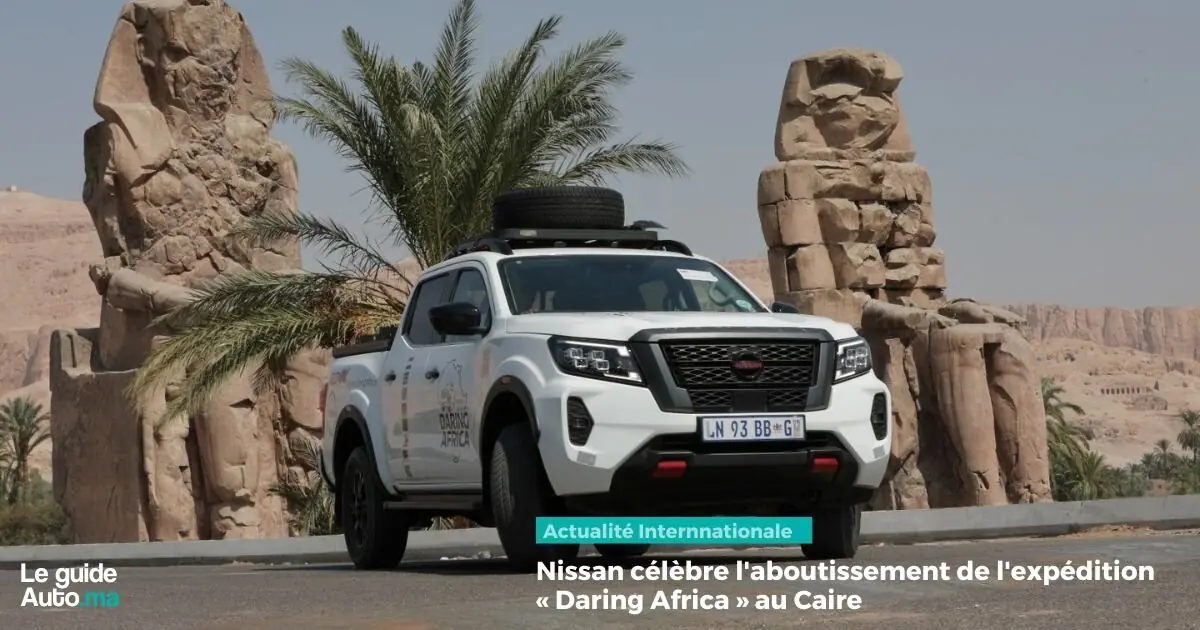 Nissan célèbre l'aboutissement de l'expédition « Daring Africa » au Caire