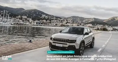 Jeep célèbre la production de son 100 000e Avenger, symbole d'innovation et de durabilité