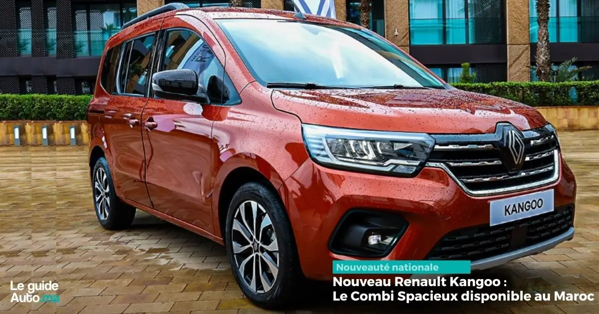 Nouveau Renault Kangoo : Le Combi Spacieux disponible au Maroc
