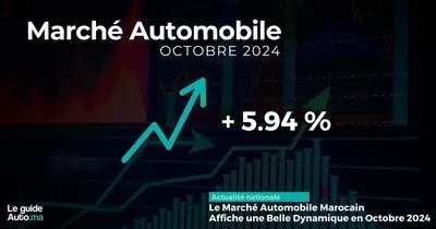 Le Marché Automobile Marocain Affiche une Belle Dynamique en Octobre 2024