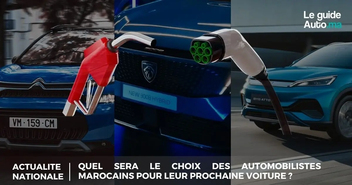 Quel sera le choix des automobilistes marocains pour leur prochaine voiture ?
