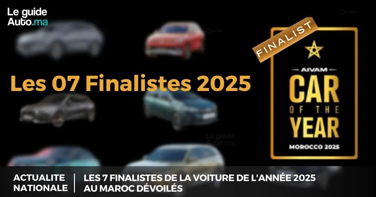 Les 7 Finalistes de la Voiture de l'Année 2025 au Maroc Dévoilés