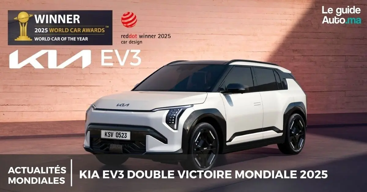 Kia EV3 Double Victoire Mondiale 2025