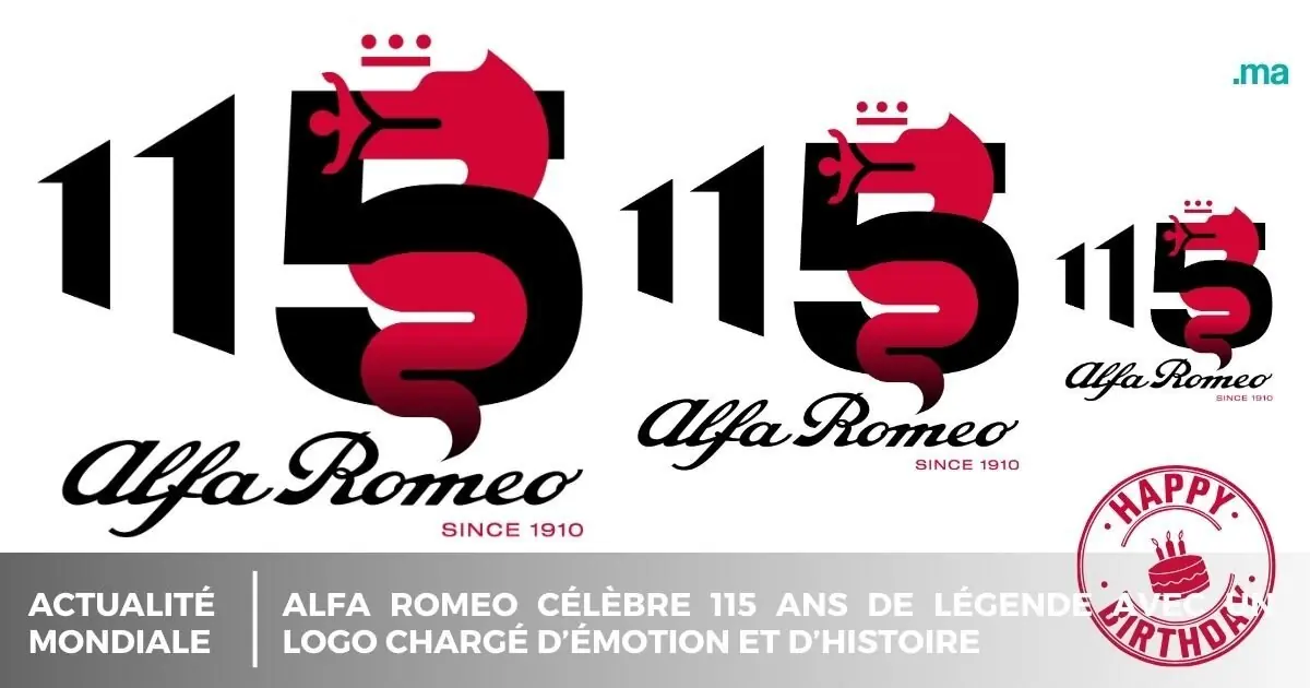 Alfa Romeo célèbre 115 ans de légende avec un logo chargé d’émotion et d’histoire