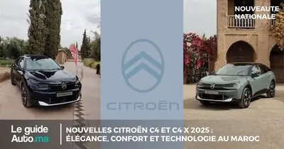 Nouvelles Citroen C4 et C4 X 2025 : Élégance, Confort et Technologie disponible au Maroc