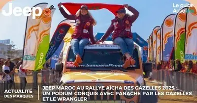 Jeep Maroc au Rallye Aïcha des Gazelles 2025 : Un podium conquis