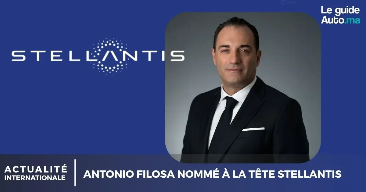 Antonio Filosa nommé à la tête Stellantis