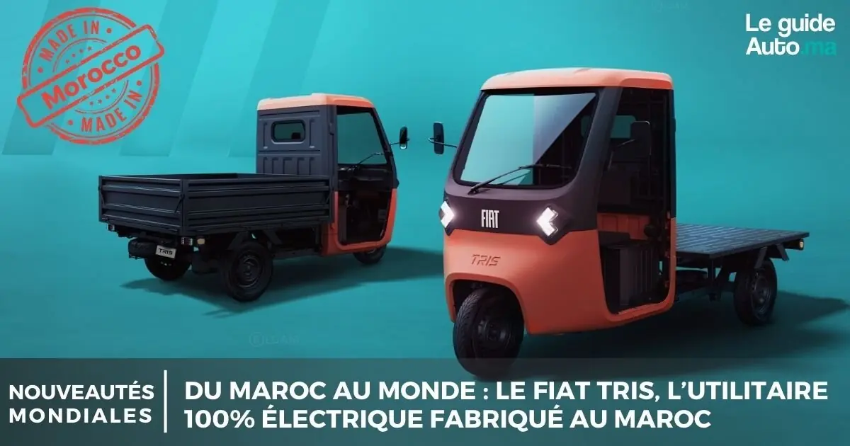 Du Maroc au monde : Le Fiat TRIS, l’utilitaire 100% électrique fabriqué au Maroc