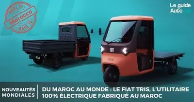 Du Maroc au monde : Le Fiat TRIS, l’utilitaire 100% électrique fabriqué au Maroc