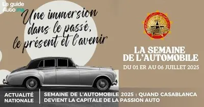 La Semaine de l’Automobile 2025 au Maroc