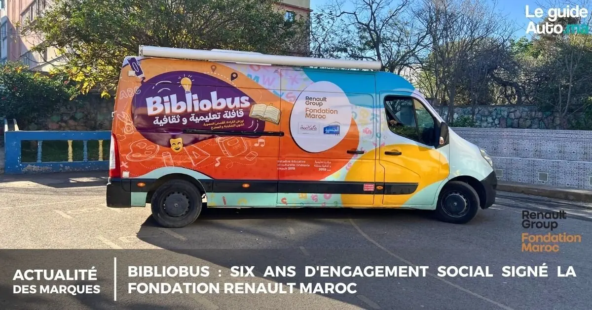 Bibliobus : Six Ans d'Engagement Social signé la fondation Renault Maroc