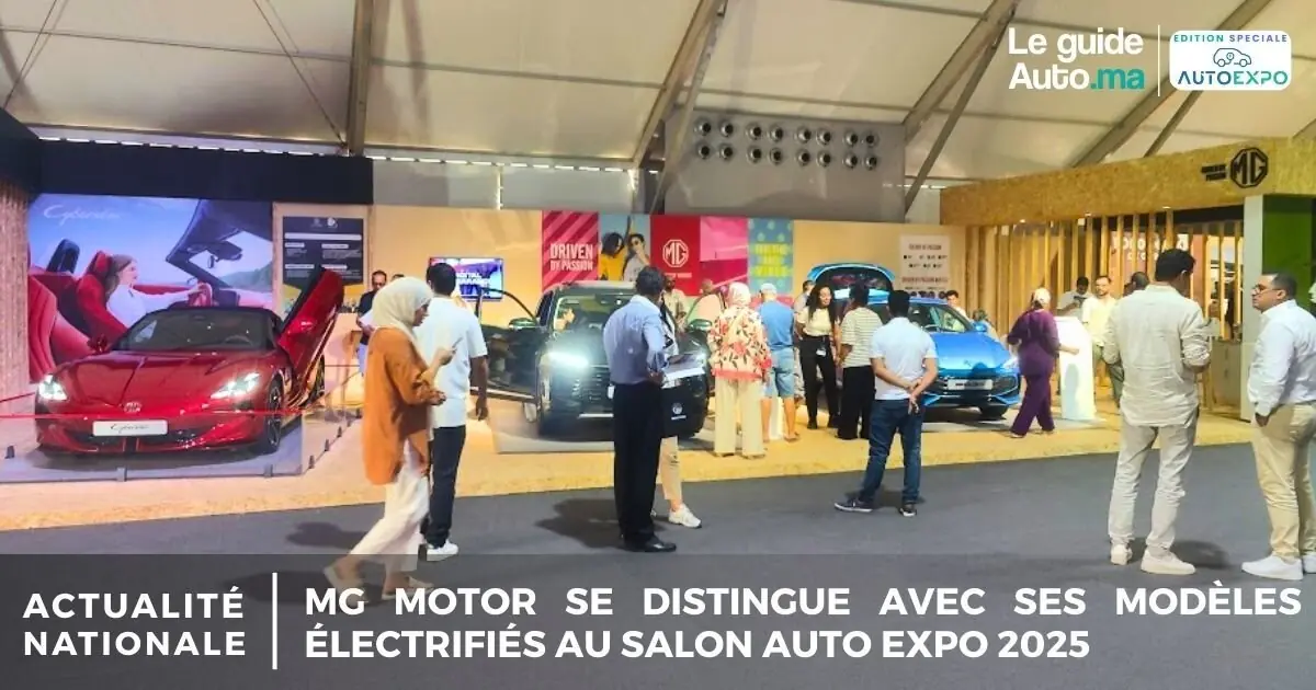 MG Motor se distingue avec ses modèles électrifiés au Salon Auto Expo 2025