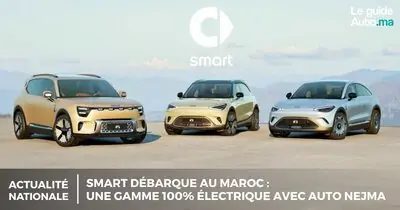 Smart débarque au Maroc : une gamme 100% électrique avec Auto Nejma