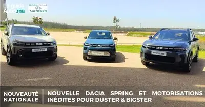Nouvelle Dacia Spring et motorisations inédites pour Duster & Bigster au Maroc