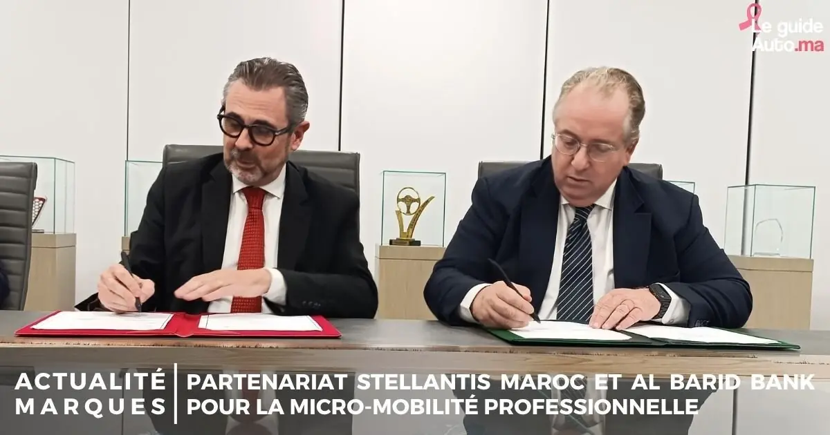 Stellantis Maroc et Al Barid Bank lancent une offre de financement inédite pour la micro mobilité