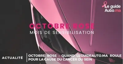 Octobre Rose : quand LeGuideAuto.ma roule pour la cause du cancer du sein