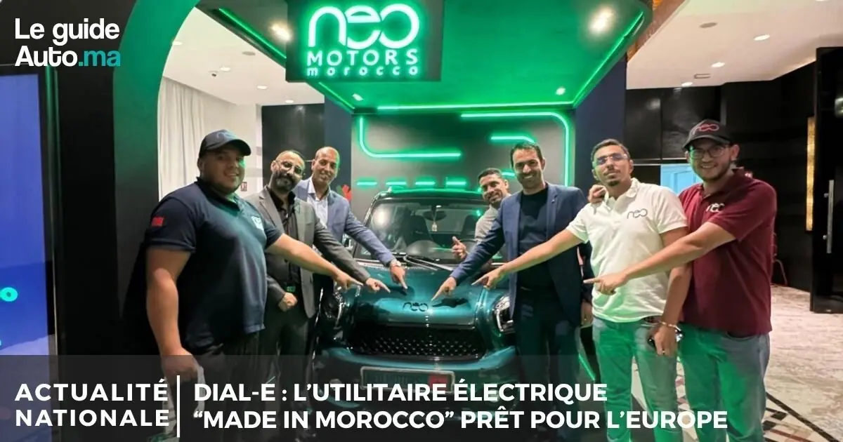 Dial-E : l’utilitaire électrique “Made in Morocco” prêt pour l’Europe