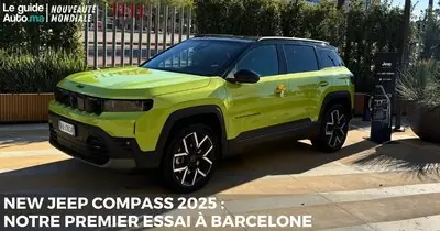 Nouveau Jeep Compass 2025 : Notre Premier Essai à Barcelone