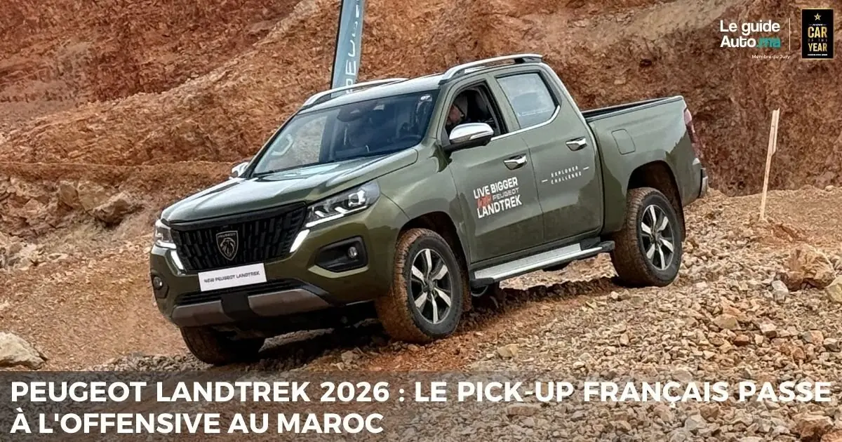 Peugeot Landtrek 2026 : Le Pick-up Français Passe à l'Offensive au Maroc