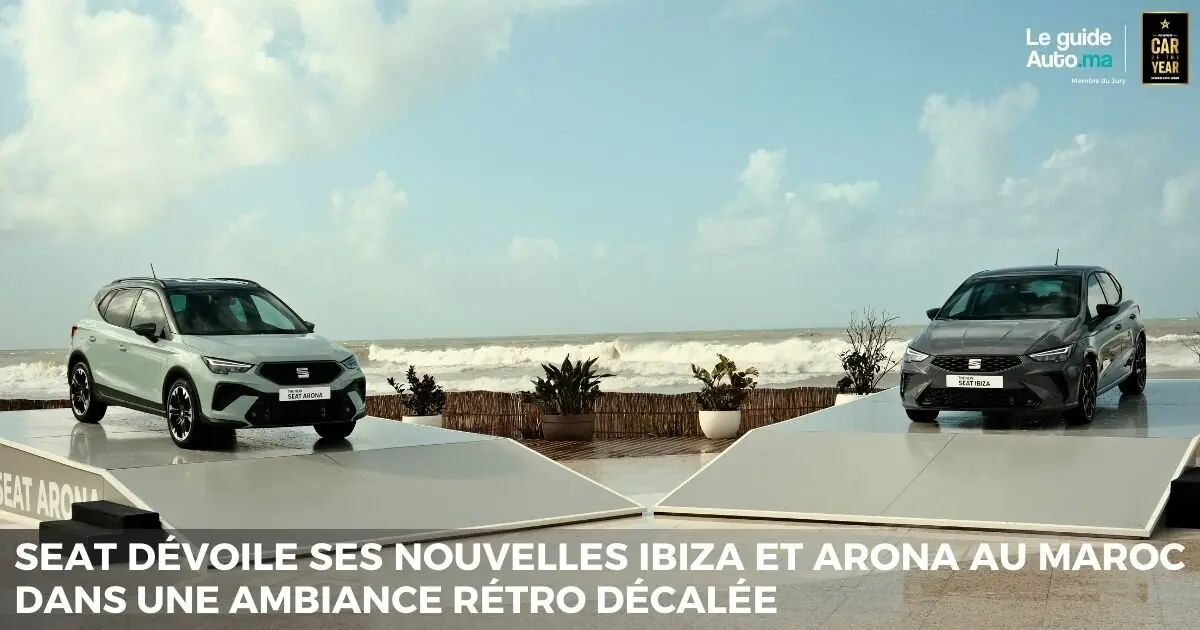 SEAT dévoile ses nouvelles Ibiza et Arona au Maroc dans une ambiance rétro décalée