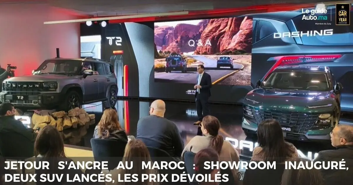 La marque JETOUR s'ancre au Maroc