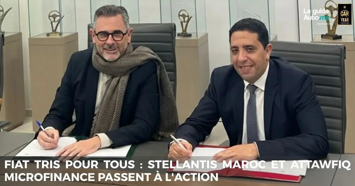 FIAT Tris pour tous : Stellantis Maroc et Attawfiq Microfinance passent à l'action